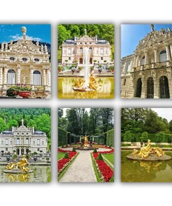 Linderhof Palace Mini Paint By Numbers