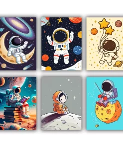 Little Astronaut Mini Paint By Numbers