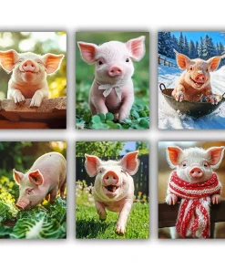 Little Boar Mini Paint By Numbers