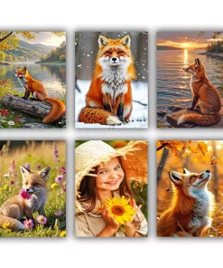 Little Fox Mini Paint By Numbers