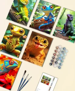 Lizard Mini Paint By Numbers