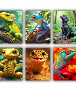 Lizard Mini Paint By Numbers