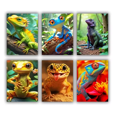 Lizard Mini Paint By Numbers