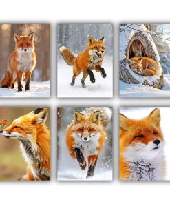 Orange Fox Mini Paint By Numbers