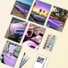 Purple Car Mini Paint By Numbers