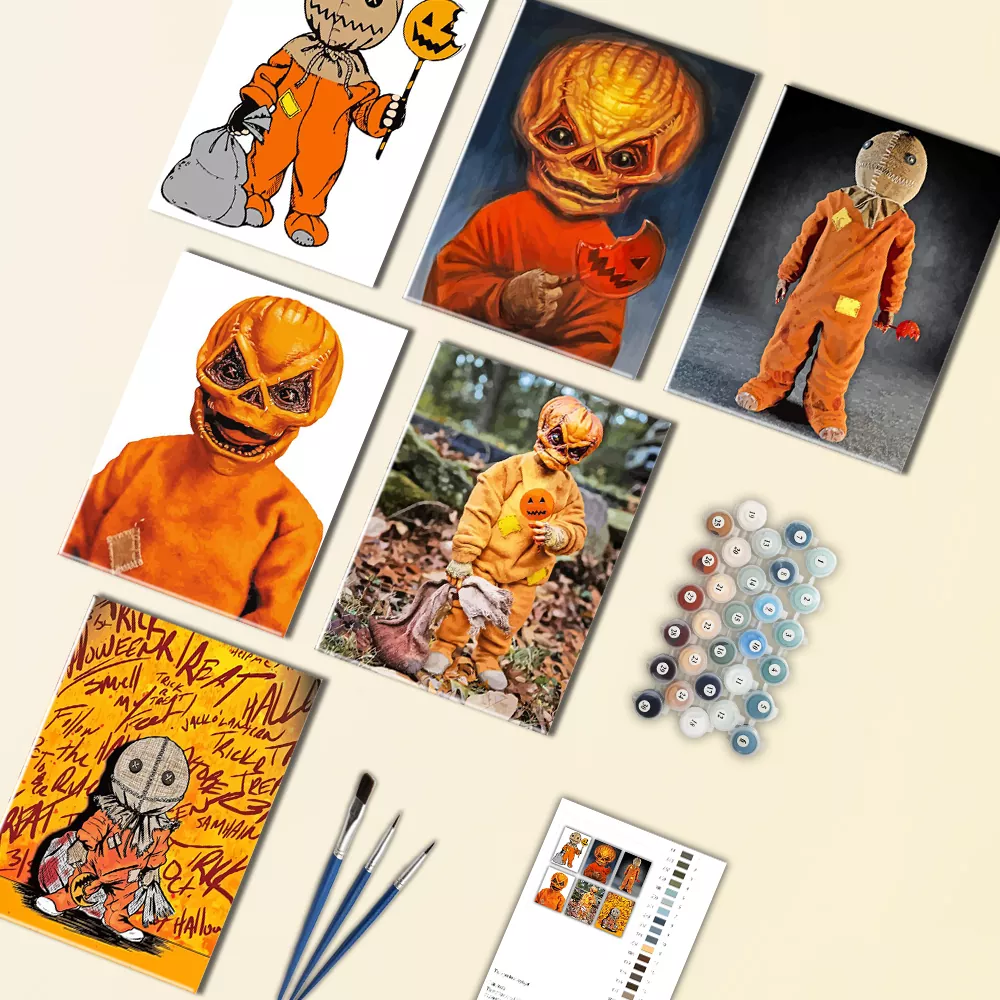 Sam Trick r Treat Mini Paint By Numbers Sam Trick r Treat Mini Paint By Numbers