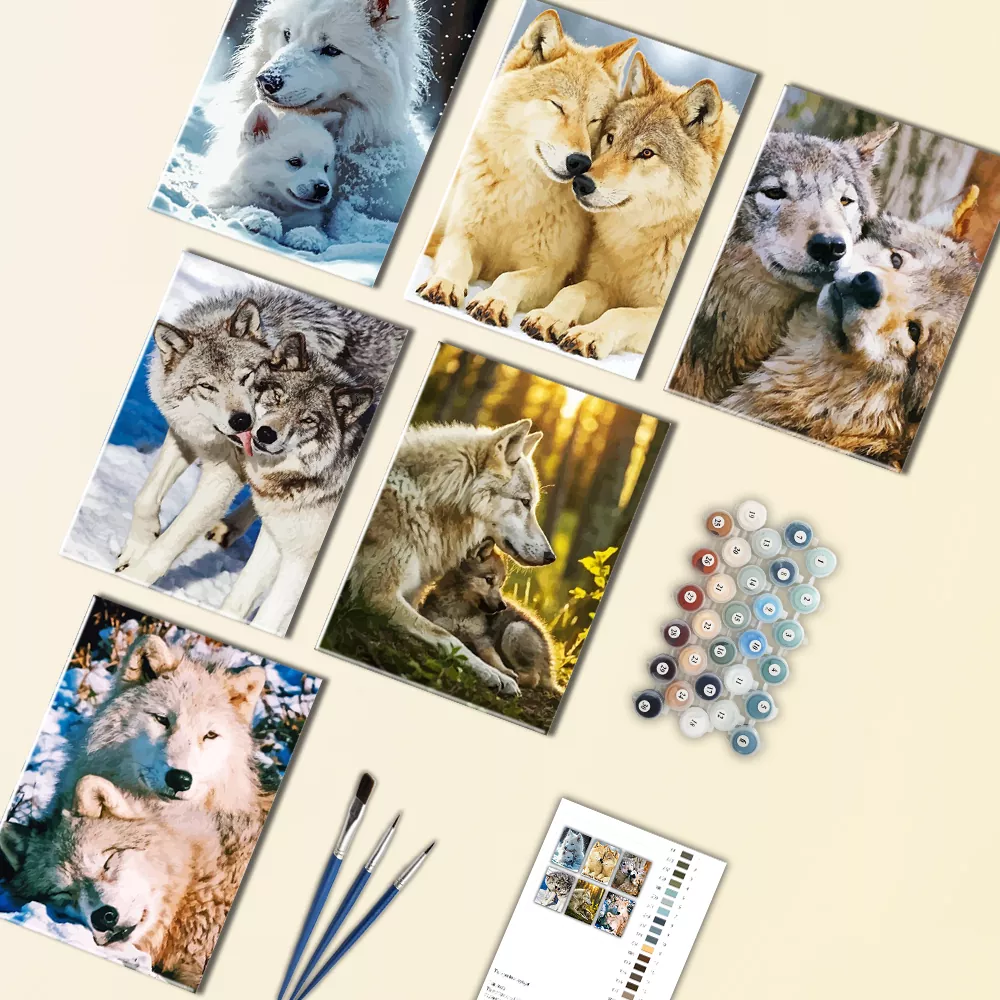 Tamaskan Dog Mini Paint By Numbers Tamaskan Dog Mini Paint By Numbers