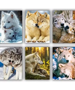 Tamaskan Dog Mini Paint By Numbers