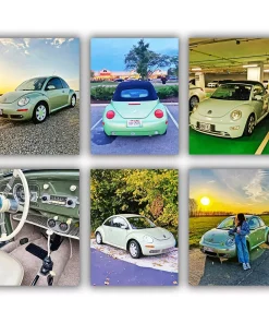 Volkswagen Beetle Convertible Mini Paint By Numbers