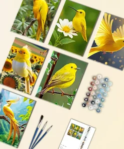 Yellow Bird Mini Paint By Numbers