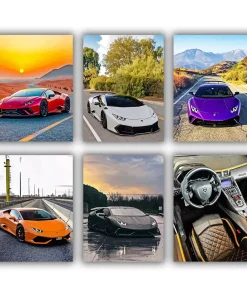 Lamborghini Huracan Mini Paint By Numbers