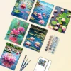 lily pond Mini Paint By Numbers