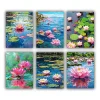 lily pond Mini Paint By Numbers