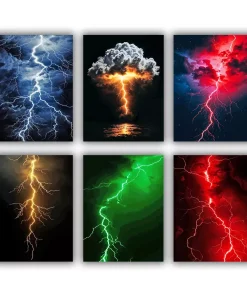 Aesthetic Lightning Mini Paint By Numbers