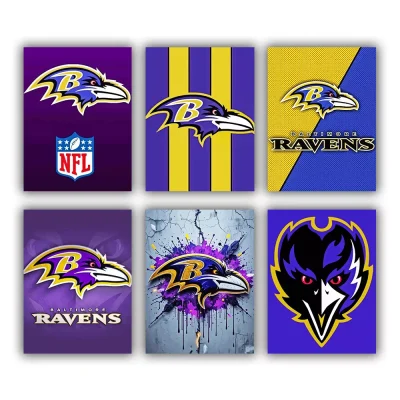 Baltimore Ravens Mini Paint By Numbers
