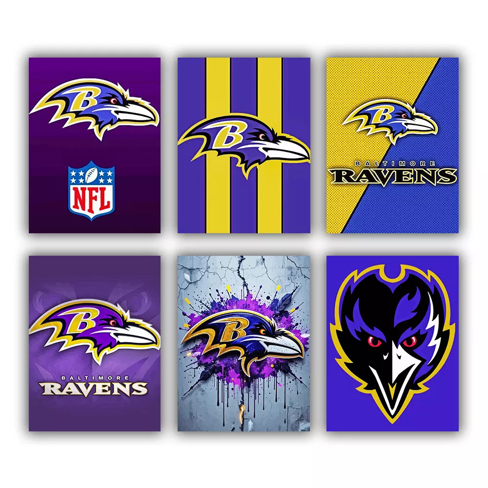 Baltimore Ravens Mini Paint By Numbers Baltimore Ravens Mini Paint By Numbers