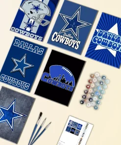 Dallas Cowboy Mini Paint By Numbers