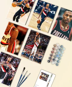 Damian Lillard Mini Paint By Numbers