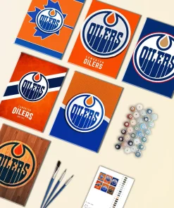 Edmonton Oilers Mini Paint By Numbers