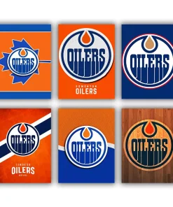 Edmonton Oilers Mini Paint By Numbers