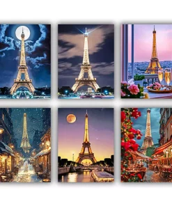 Eiffel Tower Mini Paint By Numbers