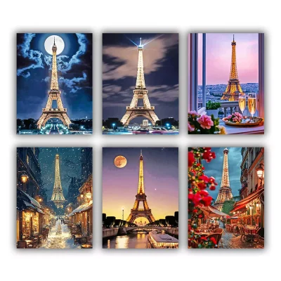 Eiffel Tower Mini Paint By Numbers