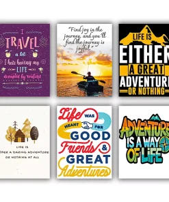 Life Adventure Quote Mini Paint By Numbers