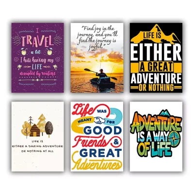 Life Adventure Quote Mini Paint By Numbers
