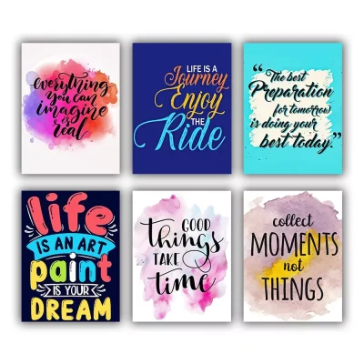 Life Quote Mini Paint By Numbers