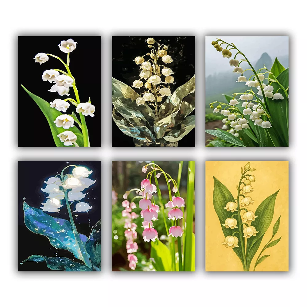 Lily of the Valley Mini Paint By Numbers Lily of the Valley Mini Paint By Numbers