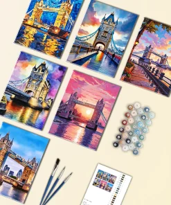 London Bridge Mini Paint By Numbers