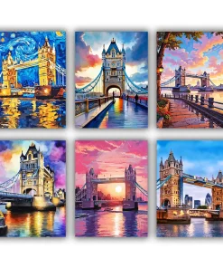 London Bridge Mini Paint By Numbers