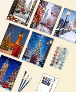 London Snow Mini Paint By Numbers