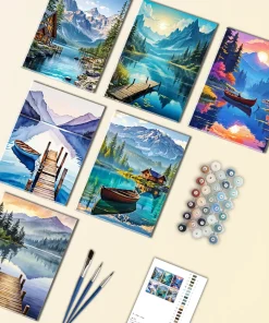 Lone Lake Mini Paint By Numbers