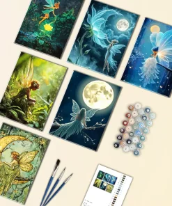 Lonely Fairy Mini Paint By Numbers