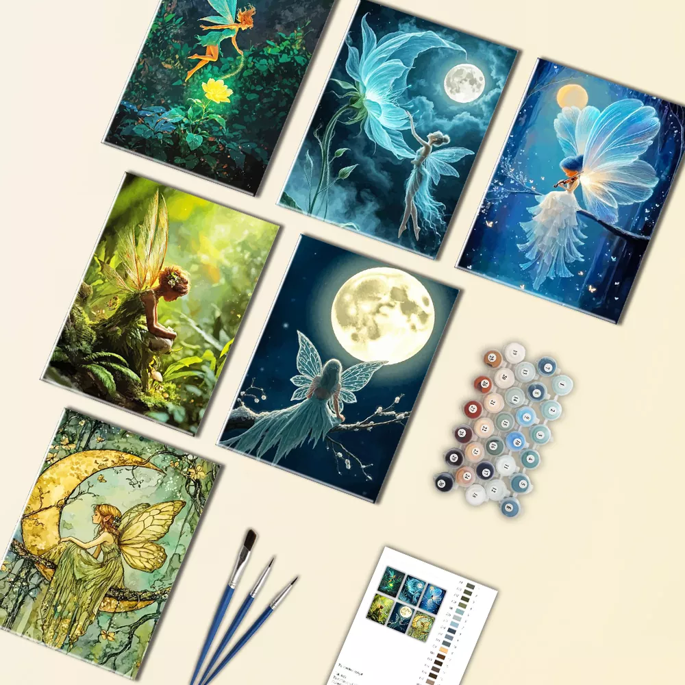 Lonely Fairy Mini Paint By Numbers Lonely Fairy Mini Paint By Numbers