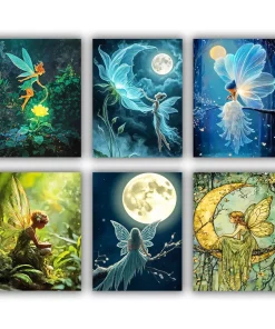 Lonely Fairy Mini Paint By Numbers