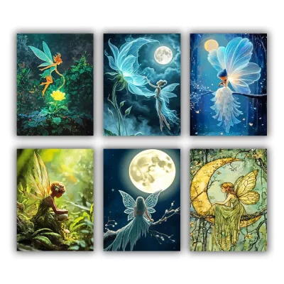 Lonely Fairy Mini Paint By Numbers