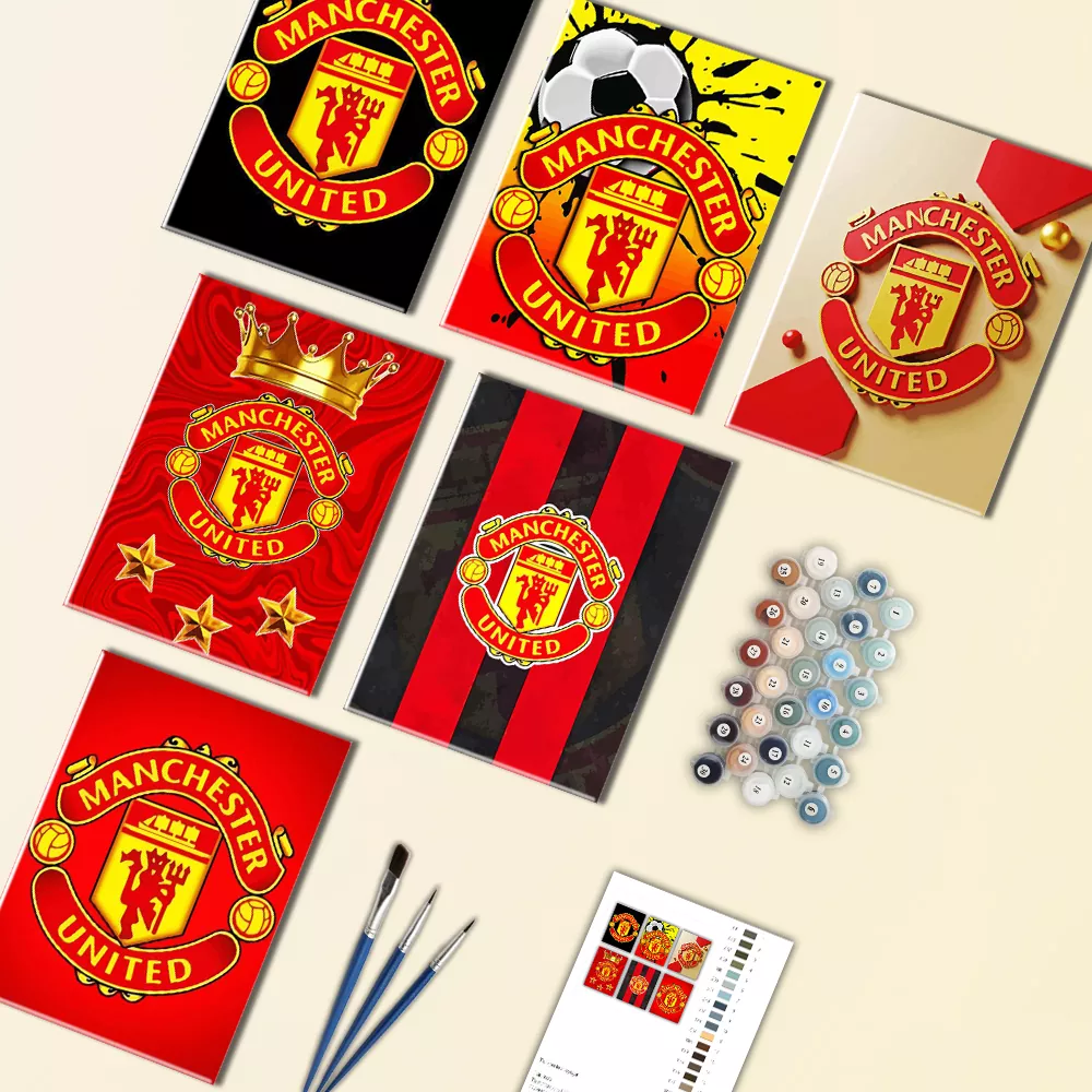 Manchester United Mini Paint By Numbers Manchester United Mini Paint By Numbers