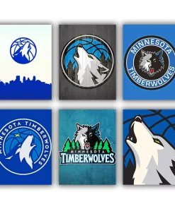 Minnesota Timberwolves Mini Paint By Numbers
