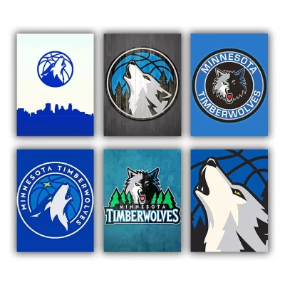 Minnesota Timberwolves Mini Paint By Numbers