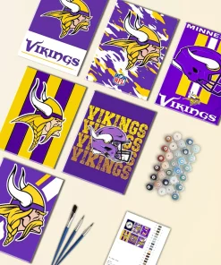 Minnesota Vikings Mini Paint By Numbers