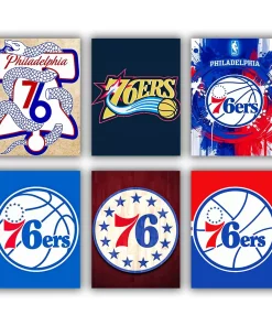 Philadelphia 76ers Mini Paint By Numbers
