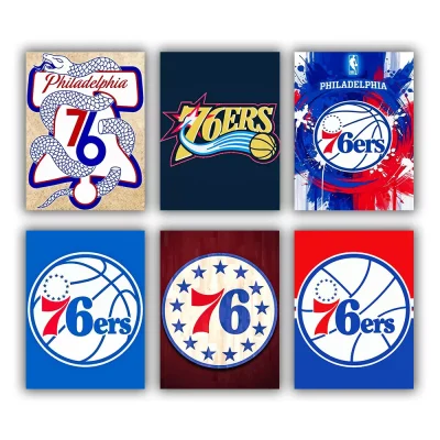 Philadelphia 76ers Mini Paint By Numbers