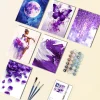 Purple Aesthetics Mini Paint By Numbers