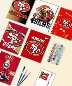 San Francisco 49ers Mini Paint By Numbers