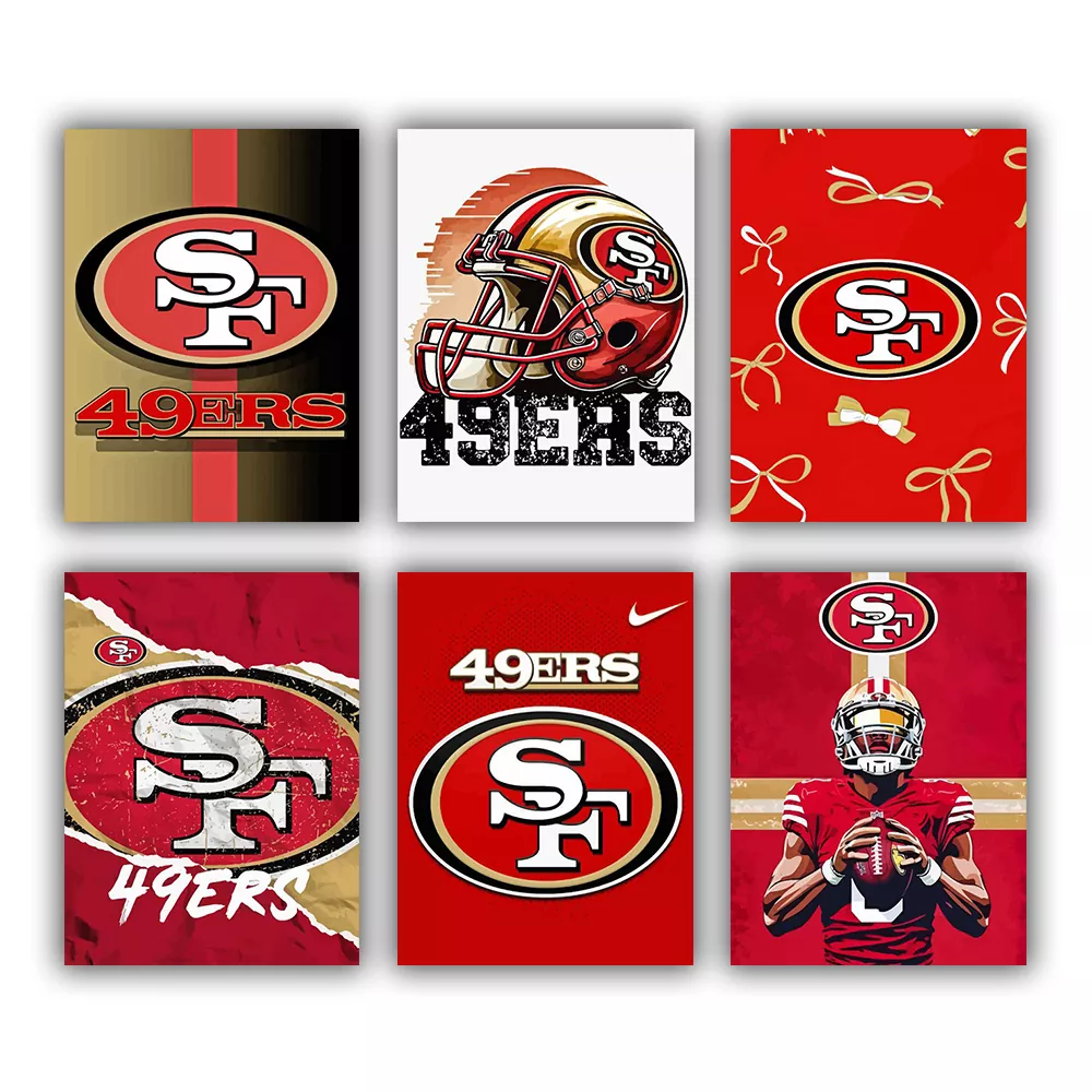 San Francisco 49ers Mini Paint By Numbers San Francisco 49ers Mini Paint By Numbers